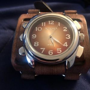 Men’s Nemesis Leather Cuff Watches